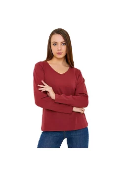 Sierra Socks Women's Long Sleeve T-Shirts -OnDisplay store Belk 1025