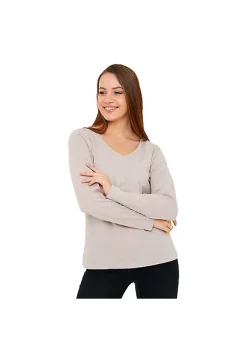 Sierra Socks Women's Long Sleeve T-Shirts -OnDisplay store Belk 1044