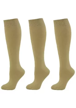 Sierra Socks Turn Cuff Organic Cotton Seamless Toe 3 pair Pack -OnDisplay store Belk 1094