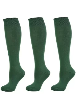 Sierra Socks Turn Cuff Organic Cotton Seamless Toe 3 pair Pack -OnDisplay store Belk 1096