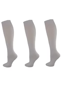 Sierra Socks Turn Cuff Organic Cotton Seamless Toe 3 pair Pack -OnDisplay store Belk 1097