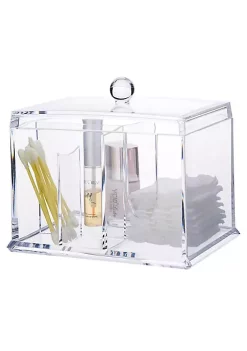 OnDisplay Acrylic Cotton Swab/Pad Cosmetics Organizer
