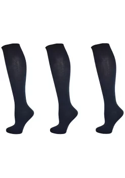 Sierra Socks Turn Cuff Organic Cotton Seamless Toe 3 pair Pack -OnDisplay store Belk 1117