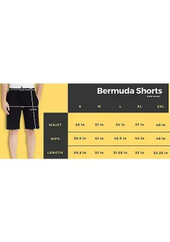 Sierra Socks Men's Breathable, loose, and light Bermuda shorts -OnDisplay store Belk 1123