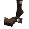 Sierra Socks Women's Snowflake Pattern Soft Acrylic Crew Socks