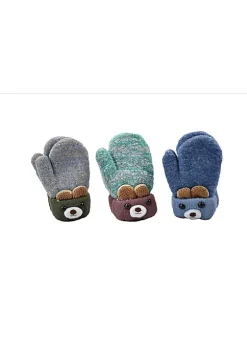 Sierra Socks Baby Gloves, Mouse Unisex Soft Knit Winter Mittens for Baby, Toddler Accessories -OnDisplay store Belk 1216