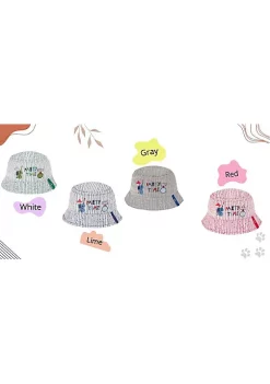 Sierra Socks Party Time Embroidery - Infant Boy Bucket Hat 0-18 Months -OnDisplay store Belk 1226