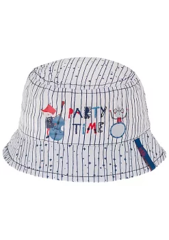 Sierra Socks Party Time Embroidery - Infant Boy Bucket Hat 0-18 Months -OnDisplay store Belk 1228
