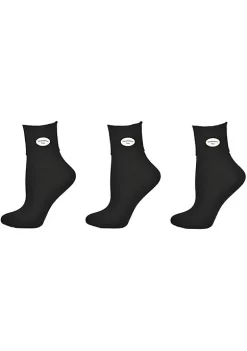 Sierra Socks Classic Ribbed Single Cuff Pima Cotton 3 Pairs Pack School Uniform Socks