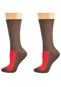 Sierra Socks Cotton Athletic Crew Cushioned 2 Pair Pack Performance Socks -OnDisplay store Belk 1243