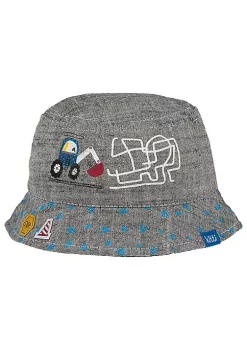 Sierra Socks Backhoe Loader Embroidery - Infant Boy Bucket Hat 0-18 Months -OnDisplay store Belk 1248