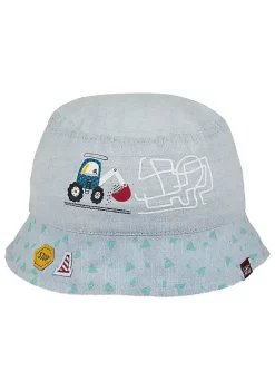 Sierra Socks Backhoe Loader Embroidery - Infant Boy Bucket Hat 0-18 Months -OnDisplay store Belk 1249