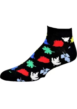 Sierra Socks Men's Leaf Pattern Ankle Cotton Socks -OnDisplay store Belk 1253