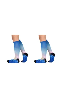 Sierra Socks Sunset Stream Pattern Unisex Socks - XL-Women Shoe Size (14+) / Buy 2 pr. -OnDisplay store Belk 1281