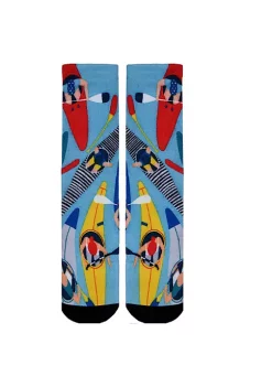 Sierra Socks Kayak Fever Pattern Unisex Socks, Kayak Fishing Socks, Comes in 1-Pair, 2 Pair & 3 Pair Pack -OnDisplay store Belk 1309