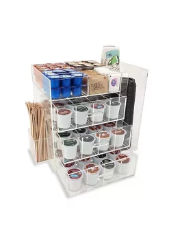 OnDisplay Acrylic Break Room Coffee Station with Drawers for Keurig® K-Cup Coffee Pods -OnDisplay store Belk 131