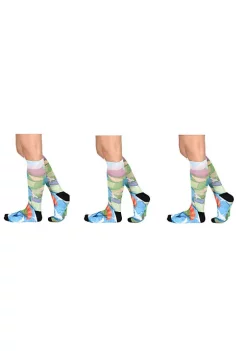 Sierra Socks Birds Eye View Pattern Unisex Socks, Colorful Paragliding Socks -OnDisplay store Belk 1387