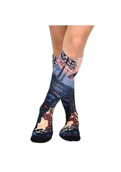 Sierra Socks Mud Bike Pattern Unisex Socks -OnDisplay store Belk 1412
