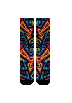 Sierra Socks Get Funky Pattern Unisex Socks - XL-Women Shoe Size (14+) / Buy 3 pr. -OnDisplay store Belk 1425