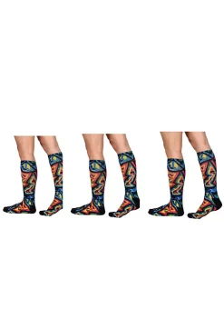 Sierra Socks Get Funky Pattern Unisex Socks - XL-Women Shoe Size (14+) / Buy 3 pr. -OnDisplay store Belk 1426