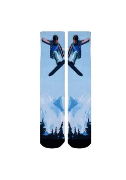 Sierra Socks Nature Sky High Pattern Unisex Socks, Available in 1 Pair, 2 Pair and 3 Pair Packs -OnDisplay store Belk 1443