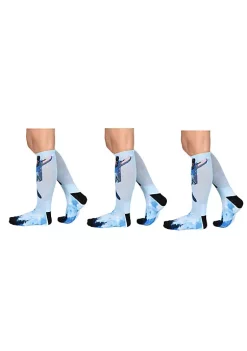 Sierra Socks Nature Sky High Pattern Unisex Socks, Available in 1 Pair, 2 Pair and 3 Pair Packs -OnDisplay store Belk 1447