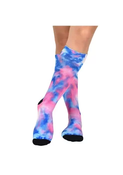 Sierra Socks Purple Haze Pattern Unisex Socks - L-Men Shoe Size (10-13) / Buy 3 pr. -OnDisplay store Belk 1452