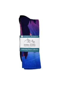 Sierra Socks Valley Camping Pattern Socks, Available in Men's and Women's Sizes -OnDisplay store Belk 1457