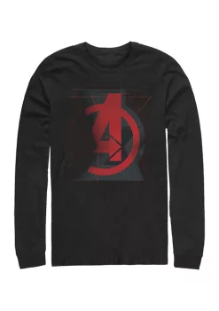 Marvel Avengers Avengers Widow Logo Graphic Long Sleeve T-Shirt
