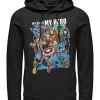 Marvel Avengers Hero Dad Heros Fleece Graphic Hoodie