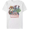 Marvel Avengers The Avengers Team Retro Comic Short Sleeve Graphic T-Shirt -OnDisplay store Belk 1614