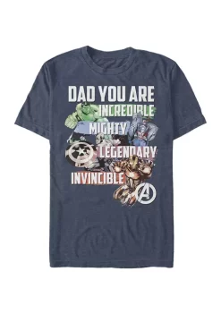 Marvel Avengers Avenger Dad Graphic T-Shirt