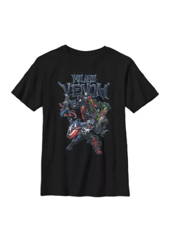 Marvel Avengers Boys 4-7 Avengers We Are Venom Top