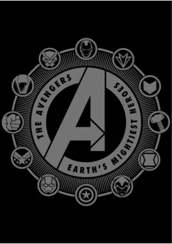 Marvel Avengers Big & Tall Marvel™ Avenger Emblems Graphic Short Sleeve T-Shirt -OnDisplay store Belk 1640