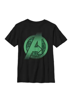 Marvel Avengers Boys 4-7 Lucky A Graphic T-Shirt