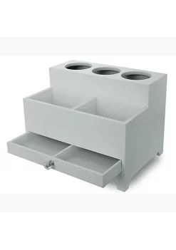 OnDisplay Makayla Deluxe Hair Tool and Accessory Organization Station (Gray) -OnDisplay store Belk 166