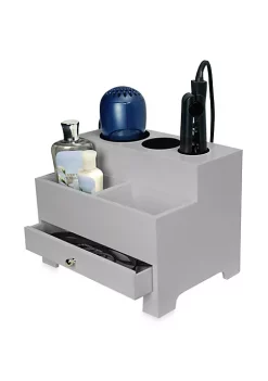 OnDisplay Makayla Deluxe Hair Tool and Accessory Organization Station (Gray) -OnDisplay store Belk 167
