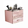OnDisplay Miro 3 Drawer Tiered Mirrored Glass Makeup/Jewelry Organizer - Rose Gold -OnDisplay store Belk 168