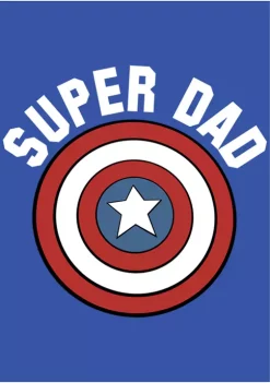 Marvel Avengers SUPER DAD Crew Fleece Graphic Sweatshirt -OnDisplay store Belk 1692