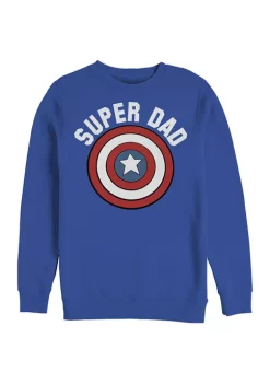 Marvel Avengers SUPER DAD Crew Fleece Graphic Sweatshirt -OnDisplay store Belk 1693