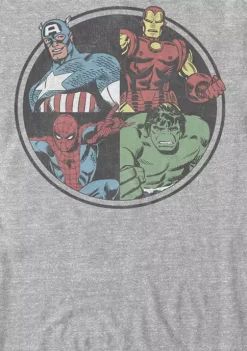 Marvel Avengers Avengers Classic Circle Group Shot Poster Short Sleeve Graphic T-Shirt -OnDisplay store Belk 1708