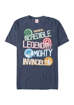 Marvel Avengers Strengths Graphic T-Shirt -OnDisplay store Belk 1713