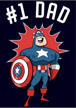Marvel Avengers No 1 DAD Graphic T-Shirt -OnDisplay store Belk 1735