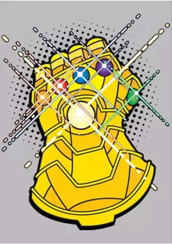 Marvel Avengers Avengers Gold Gauntlet T-Shirt -OnDisplay store Belk 1749