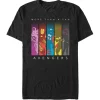 Marvel Avengers Big & Tall More Than A Fan Avengers Rainbow Panel Short Sleeve Graphic T-Shirt -OnDisplay store Belk 1755
