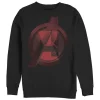 Marvel Avengers Widow Avenger Logo Graphic Crew Fleece Sweatshirt