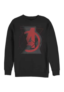 Marvel Avengers Avengers Widow Logo Graphic Crew Fleece Sweatshirt