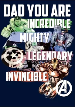 Marvel Avengers Avenger Dad Crew Fleece Graphic Sweatshirt -OnDisplay store Belk 1775