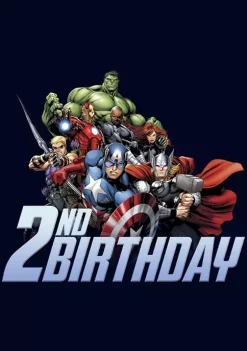 Marvel Avengers Avengers 2nd Birthday Graphic Short Sleeve T-Shirt -OnDisplay store Belk 1789
