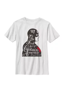 Marvel Avengers Boys 4-7 First Avenger Top